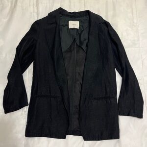 ARITZIA Wilfred Black Blazer Classic Unstructured Design